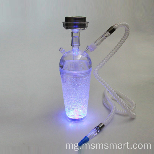 Shisha portable hookah kaopy misy jiro LED